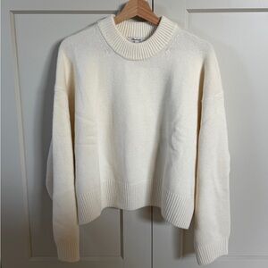 NWT Madewell softwool boxy crewneck sweater